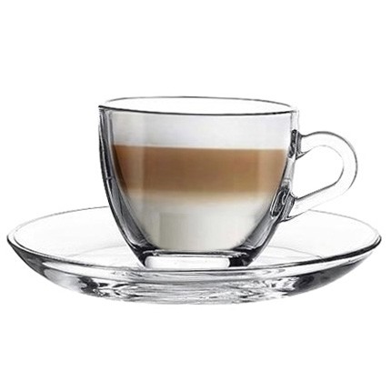 ЧАША+ЧИНИЙКА КАФЕ 90МЛ BASIC  6/24, PASABAHCE